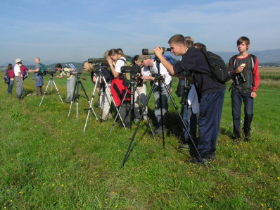 Izlet na zadrževalnik Medvedce v organizaciji mladinske sekcije leta 2005