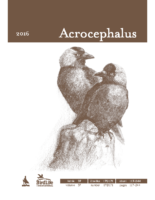 Acrocephalus, 2016, letnik 37, številka 170-171