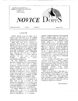 Novice DOPPS (let. 1, št. 1, februar 1995)