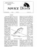 Novice DOPPS (let. 1, št. 3/4, junij/julij 1995)