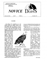 Novice DOPPS (let. 1, št. 6, december 1995)