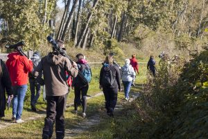 Udeleženci izleta v NAravni rezervat Ormoške lagune. Foto: Eva Horvat