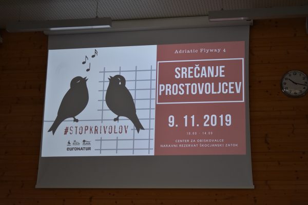 Prvo srečanje prostovoljcev projekta Adriatic flyway 4